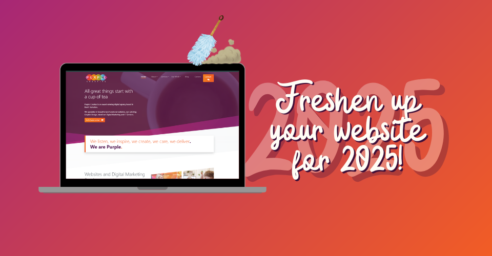 Freshen up your website for 2025!