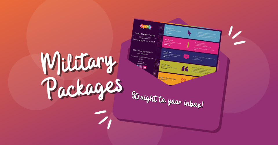 Our new Military Packages! 